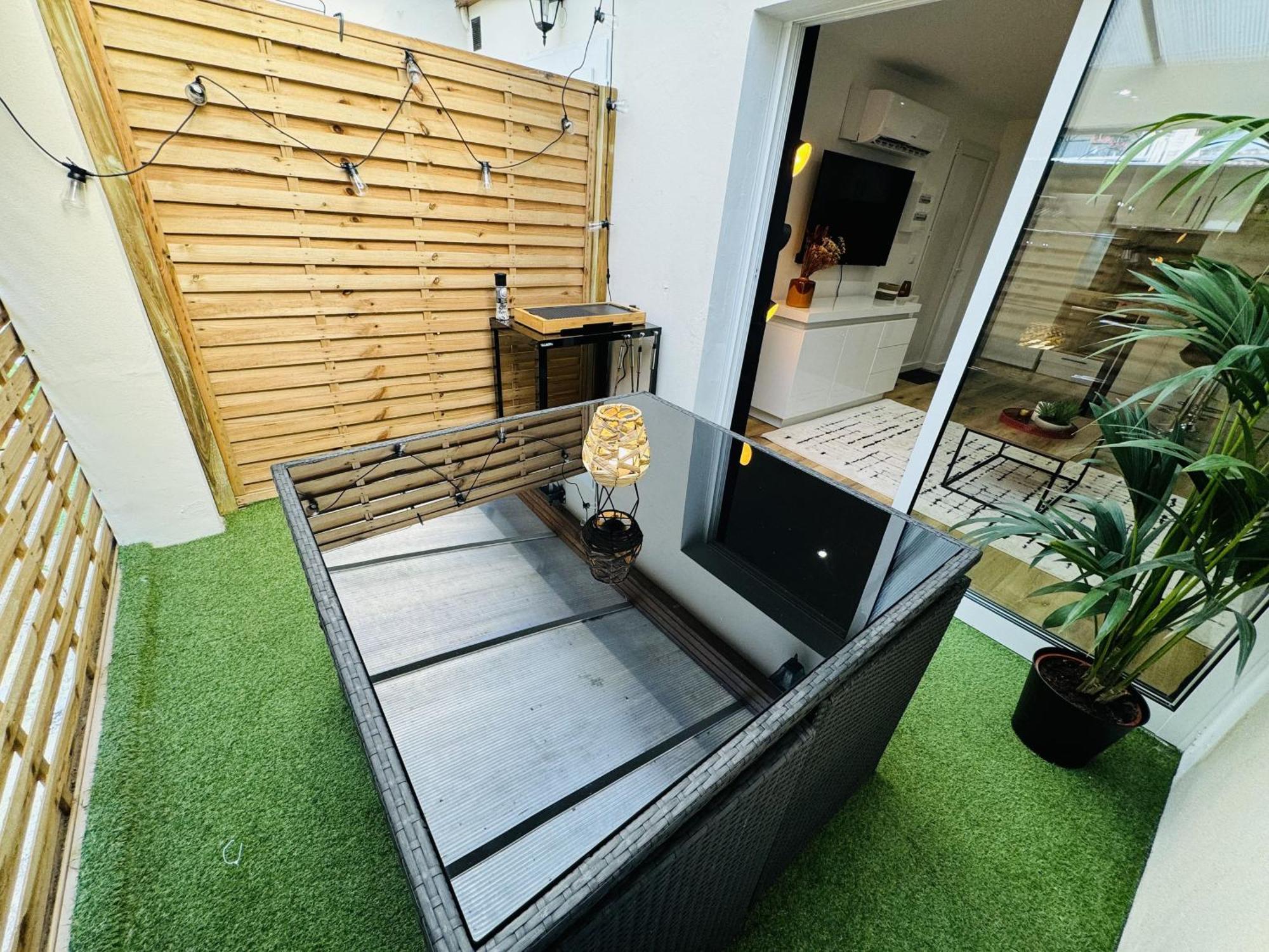 Le Bel Aire - Terrasse - Wifi Lägenhet Bègles Exteriör bild